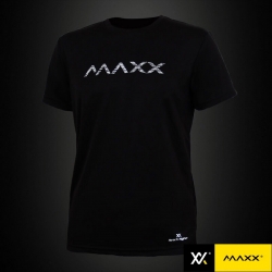 MAXX Shirt Plain Tee MXPT015 V3 Black Silver