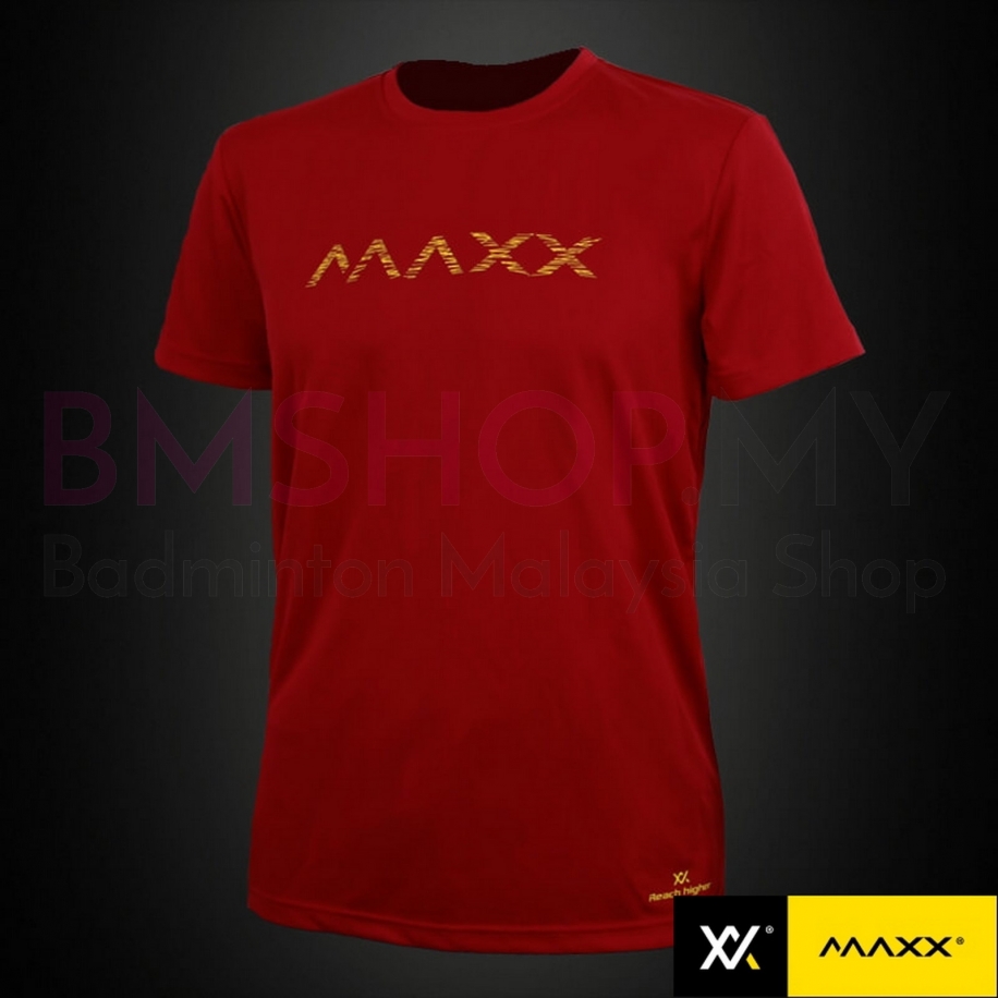 MAXX Shirt Plain Tee MXPT008 V3 Wine Red