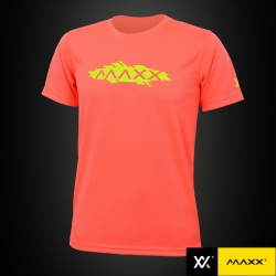 MAXX Shirt Plain Tee MXPT007 V8 Highlight Orange