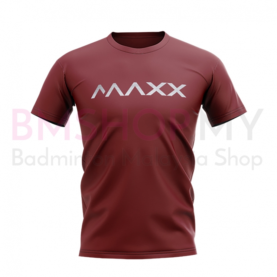 MAXX Shirt New Plain Tee MX-NV08 Wine Red