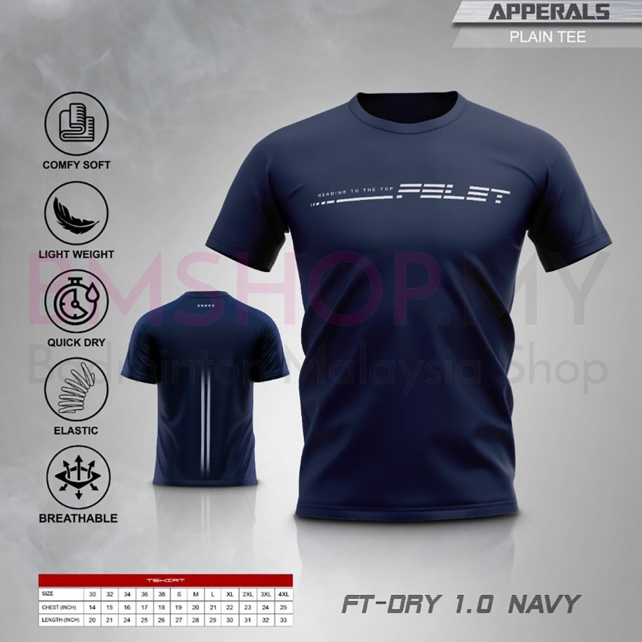 Felet Shirt FT-Dry 1.0 (Navy)