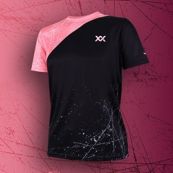 MAXX Shirt Fashion Tee MXFT065 Black/Pink