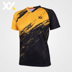 MAXX Shirt Fashion Tee MXFT079 Black Yellow
