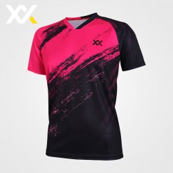 MAXX Shirt Fashion Tee MXFT079 Black Pink