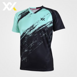 MAXX Shirt Fashion Tee MXFT079 Black Green
