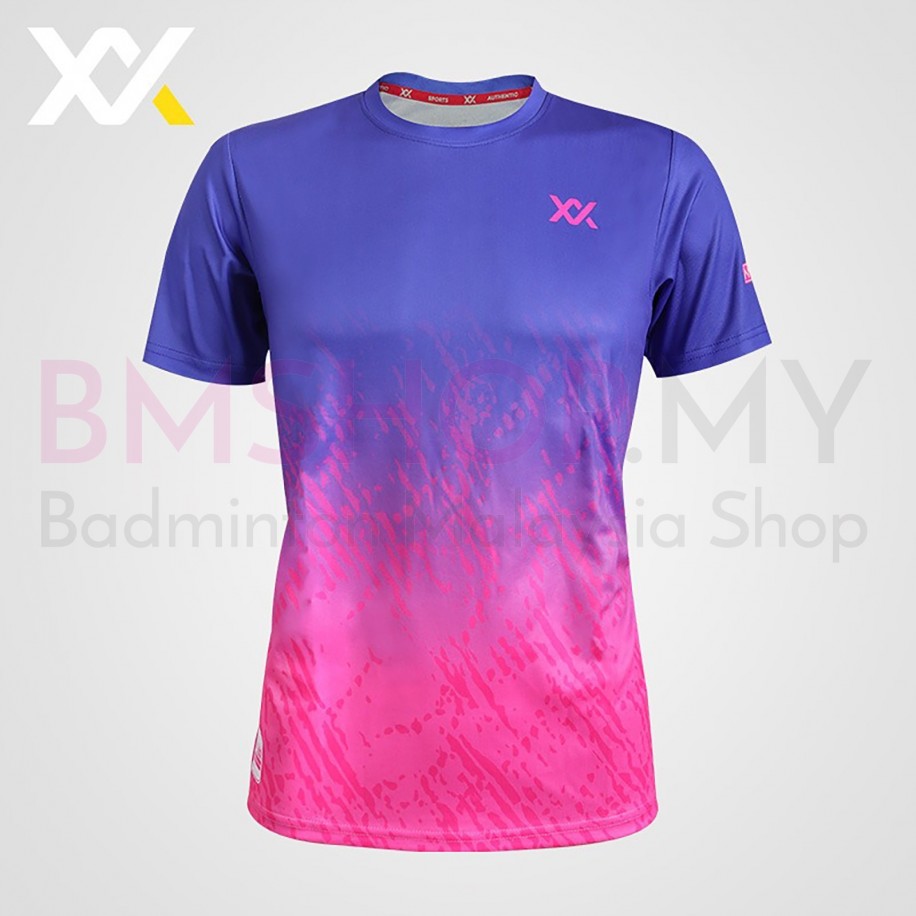 MAXX Shirt Fashion Tee MXFT071 Pink/Blue