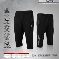 Felet Pant Trouser 718 (3/4 pant) Black