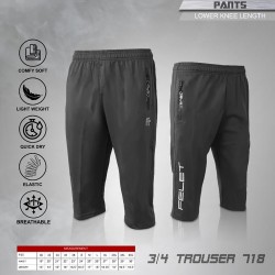 Felet Pant Trouser 718 (3/4 pant) Grey