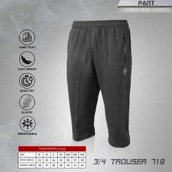 Felet Pant Trouser 719 (3/4 pant) Grey