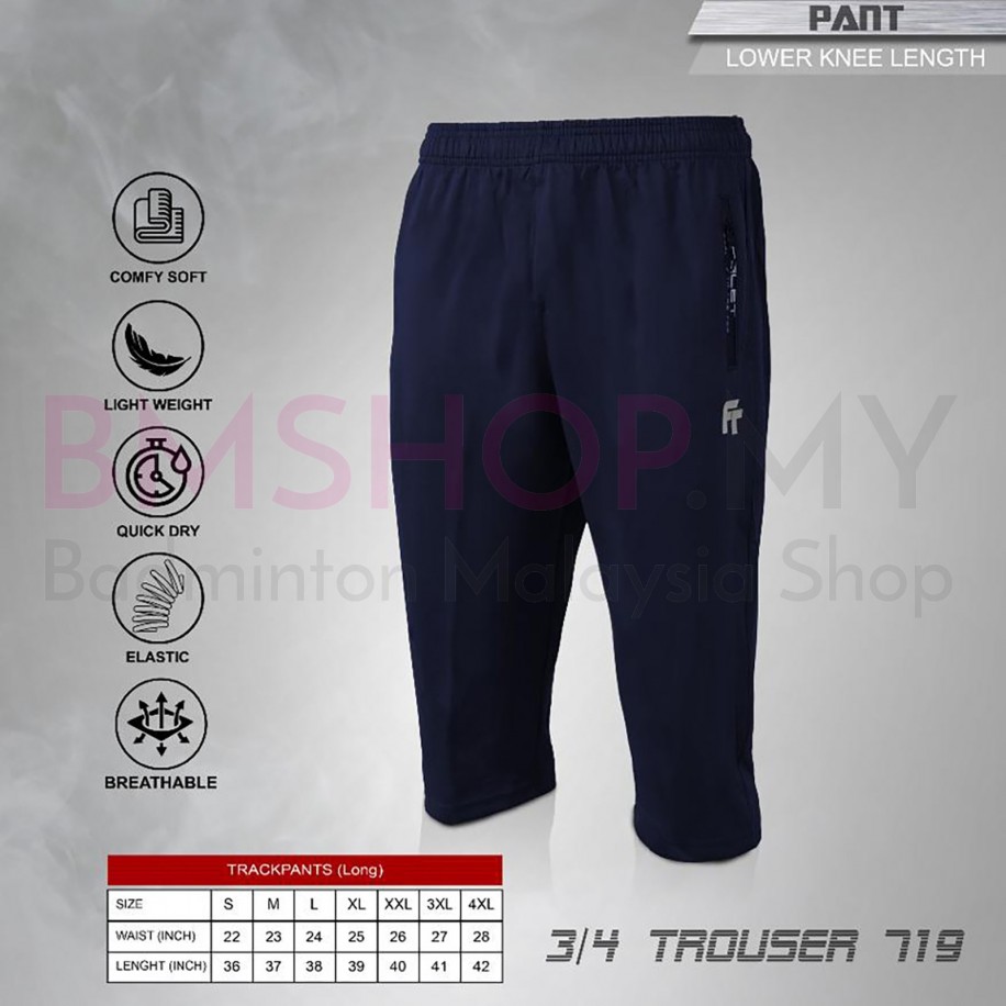 Felet Pant Trouser 719 (3/4 pant) Navy