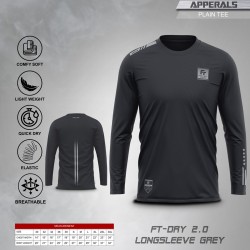 Felet Shirt FT-DRY 2.0 Longsleeve Grey