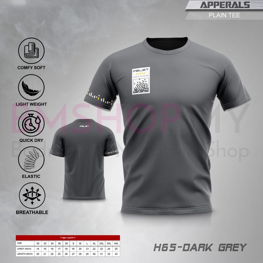 Felet Shirt H65 Dark Grey