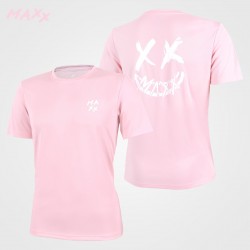 MAXX Shirt Graphic Tee MXGT065 Light Pink