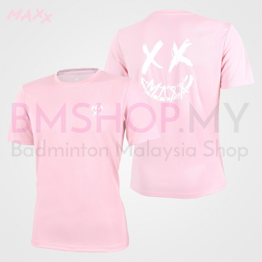 MAXX Shirt Graphic Tee MXGT065 Light Pink