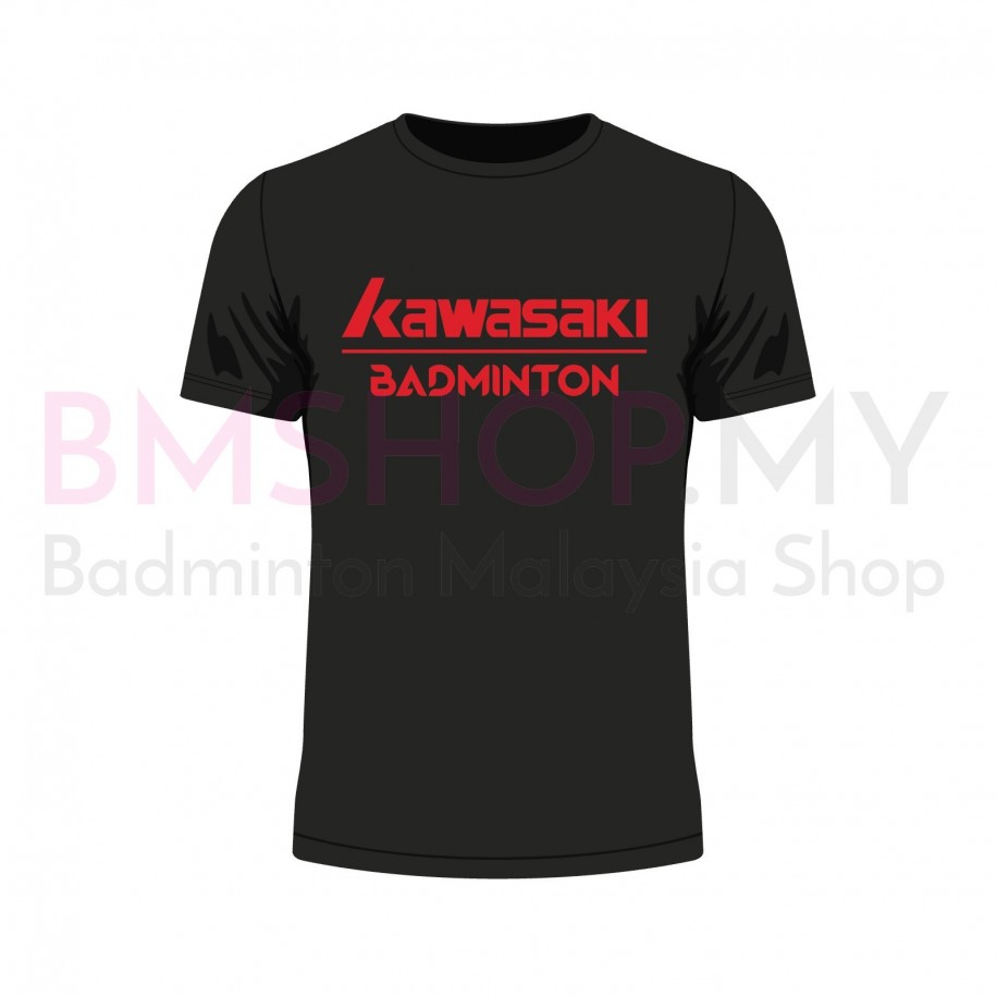 Kawasaki Badminton Plain Tee (Black)