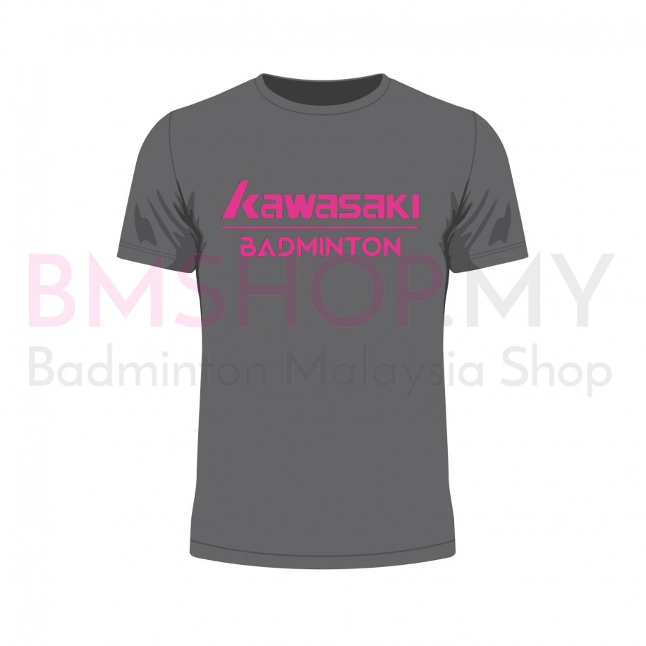 Kawasaki Badminton Plain Tee (Light Grey)