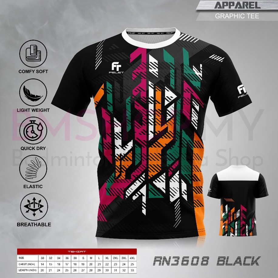 Felet Shirt RN3608F Black