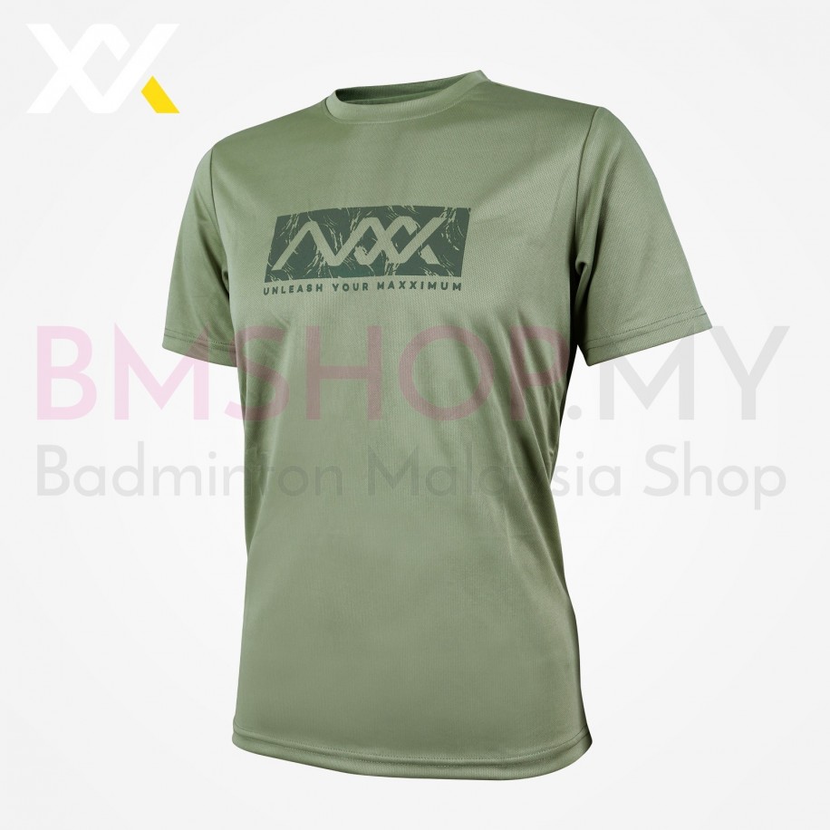 MAXX Shirt Graphic Tee MXGT076 Khaki Green