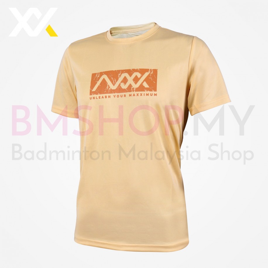 MAXX Shirt Graphic Tee MXGT076 Beige