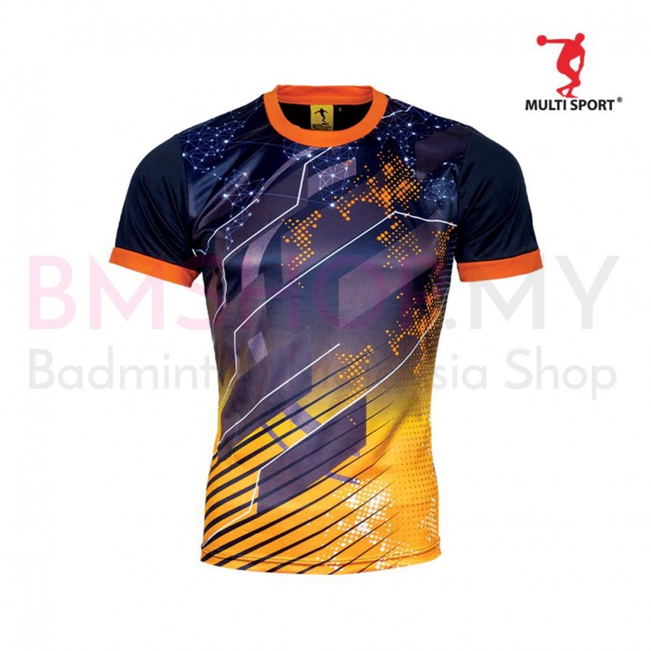 ARORA MULTISPORT Shirt Quick Dry STP 03 Black Orange