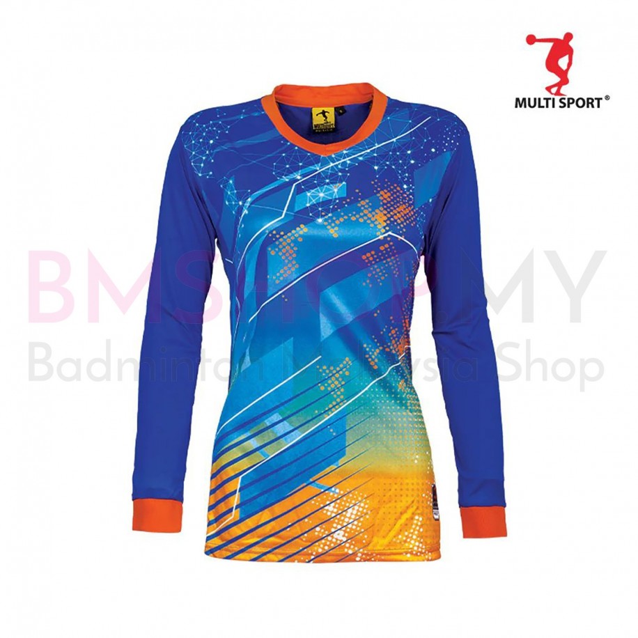 ARORA MULTISPORT Quick Dry Ladies Longsleeve SLL 01 Royal Orange