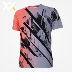 MAXX Shirt Fashion Tee MXFT099 Peach Grey