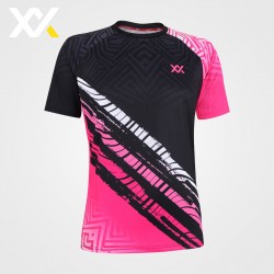 MAXX Shirt Fashion Tee MXFT100 Black Pink