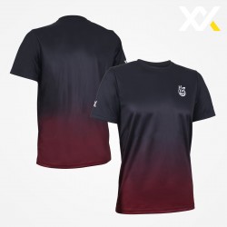 MAXX Shirt Graphic Tee MXGT080 Black Maroon