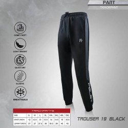 Felet Pant Trouser Track 19 (long pant) [3 color - Black, Grey, White]