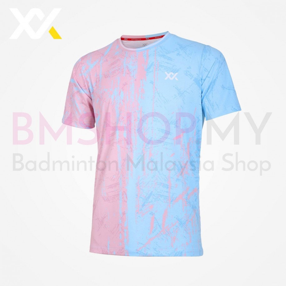 MAXX Shirt Fashion Tee MXFT114 Blue Pink