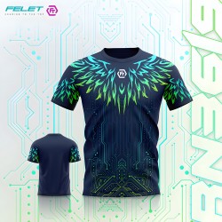 Felet Shirt RN3619 Blue Green