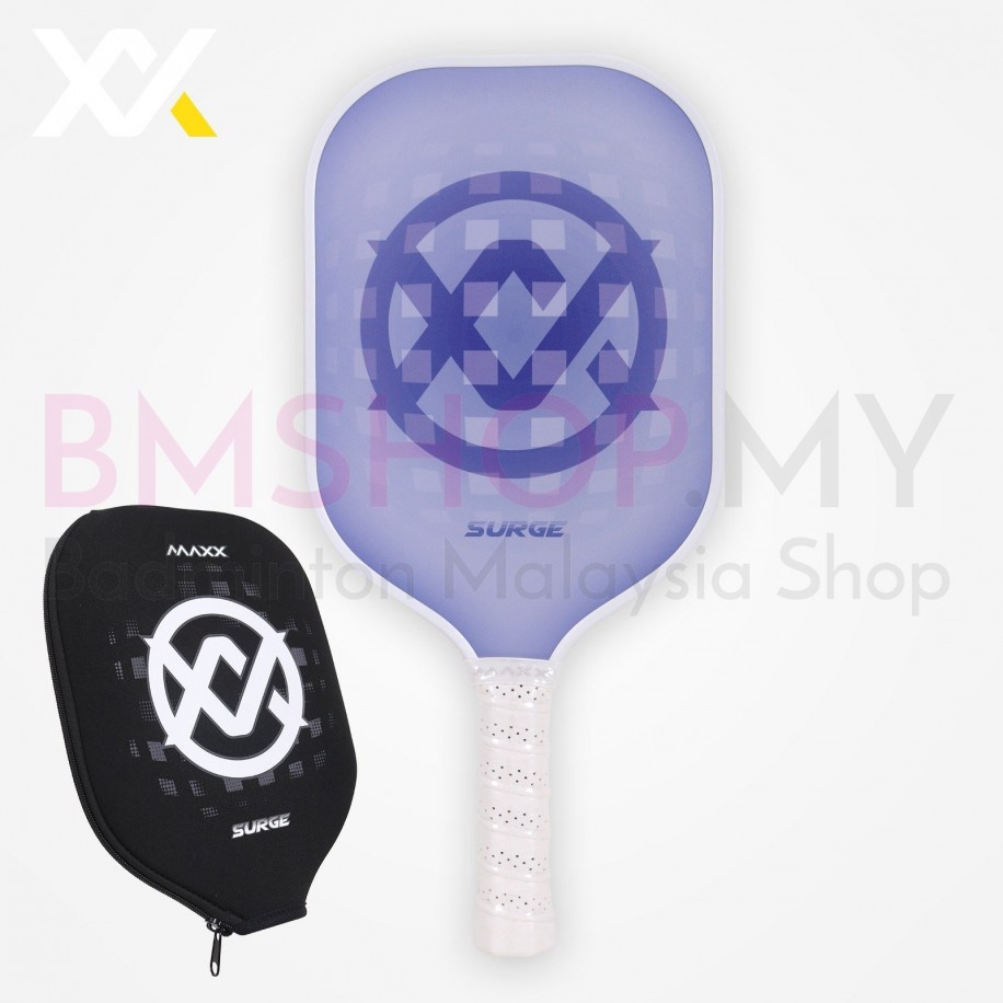 Maxx Pickleball Paddle - Surge (1 Paddle + 1 Cover) Purple Color