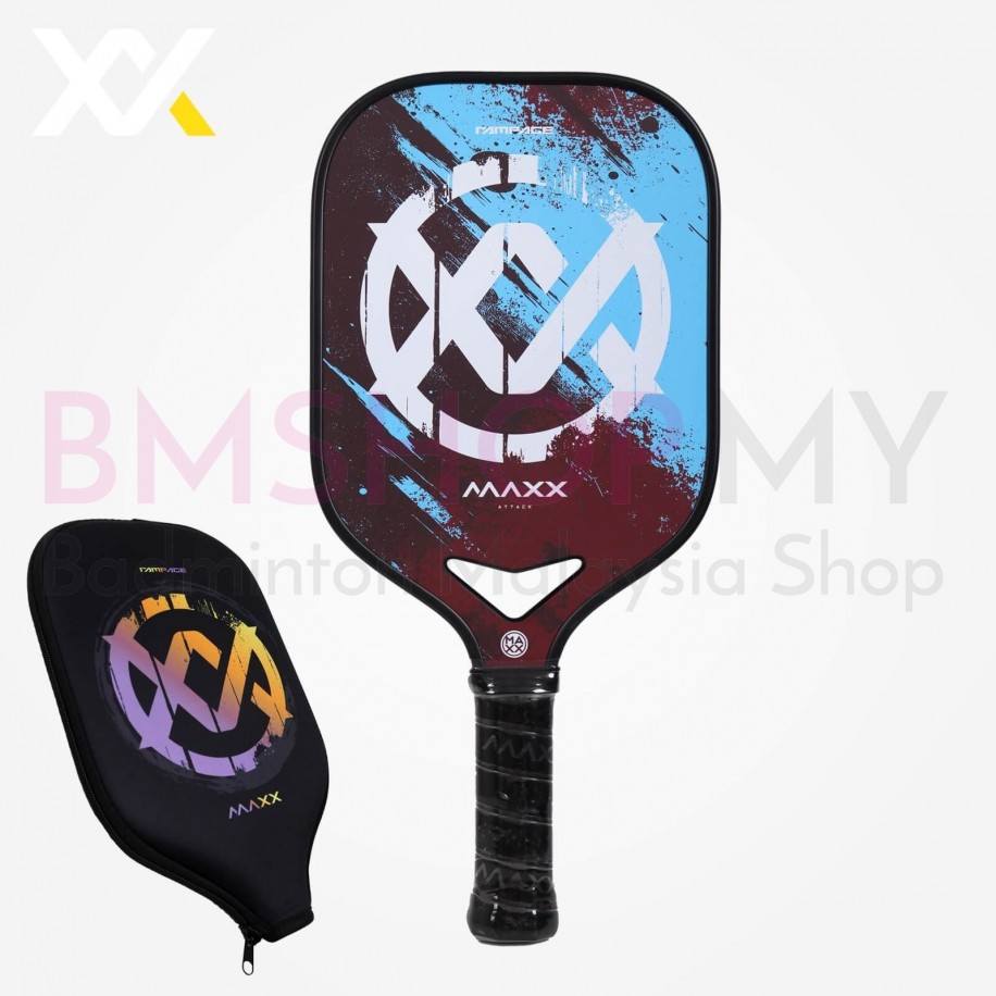 MAXX Pickleball Paddle - (RAMPAGE ATTACK) Light Blue Color