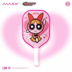 MAXX Pickleball Paddle - The Powerpuff Girls - (Carbon Fiber & Pp Honeycomb) Pink Color