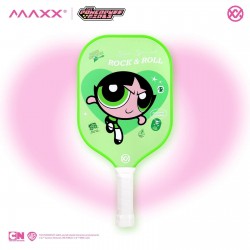 MAXX Pickleball Paddle - The Powerpuff Girls - (Carbon Fiber & Pp Honeycomb) Pink Color