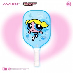 MAXX Pickleball Paddle - The Powerpuff Girls - (Carbon Fiber & Pp Honeycomb) Blue Color