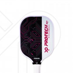 Protech Forze Pickleball Paddle - Intermediate Level Black Pink Color