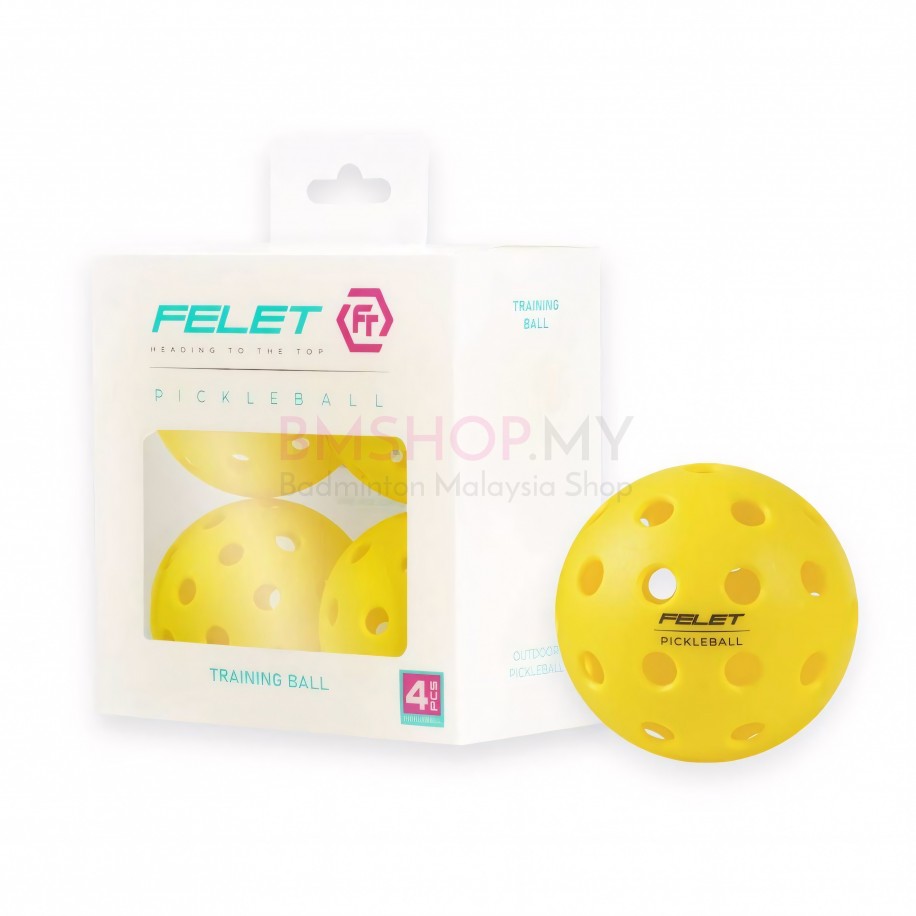 FELET Pickleball Training Ball Outdoor 40 Holes 100% Original by FLEET