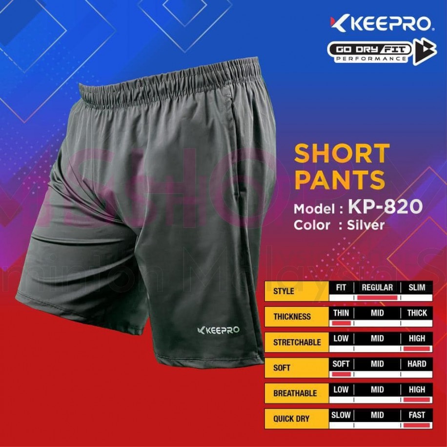KEEPRO Pant KP-820 Black Silver