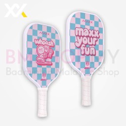 MAXX Pickleball Paddle Whoosh - Pink Light Blue Color
