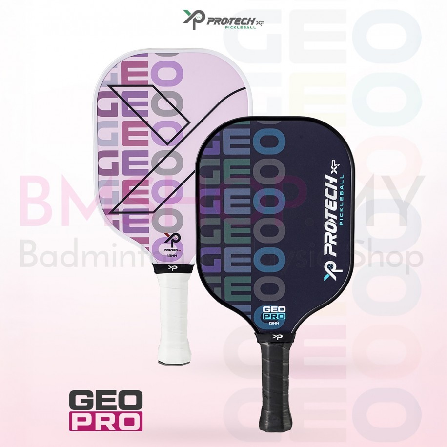 PROTECH Pickleball Paddle - GEO PRO for Beginner - Pink + Navy