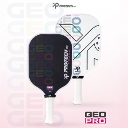 PROTECH Pickleball Paddle - GEO PRO for Beginner - Black + White