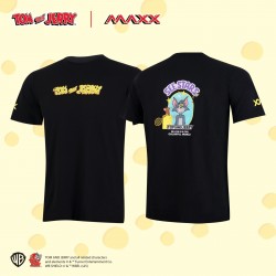 MAXX Shirt Tom & Jerry Fashion Tee MLTEE20 - Black