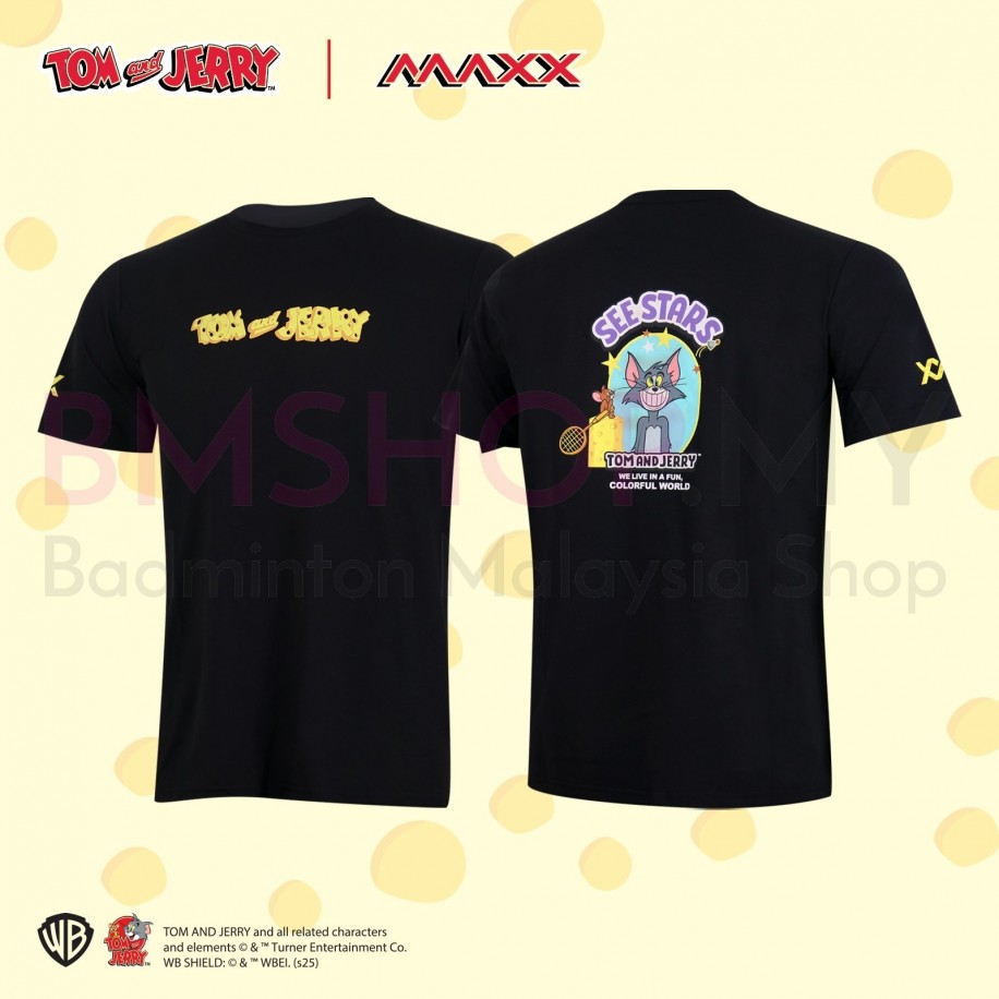MAXX Shirt Tom & Jerry Fashion Tee MLTEE20 - Black