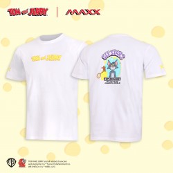 MAXX Shirt Tom & Jerry Fashion Tee MLTEE20 - White