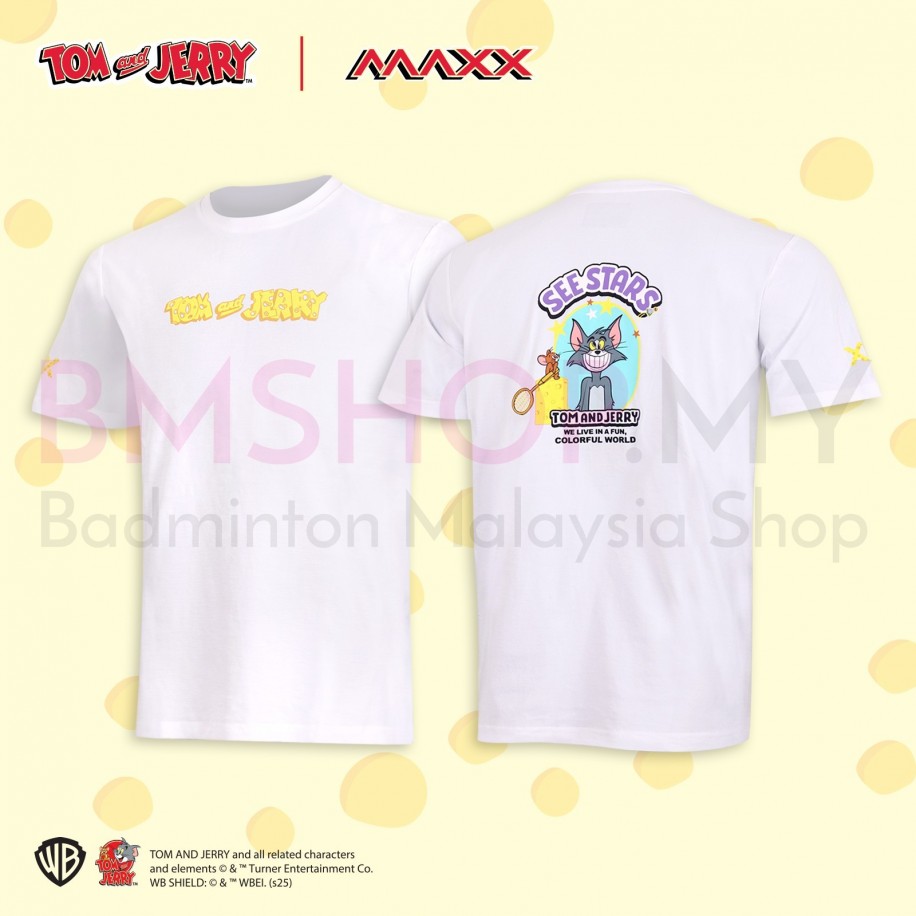 MAXX Shirt Tom & Jerry Fashion Tee MLTEE20 - White