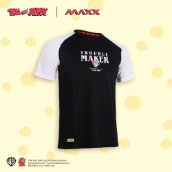 MAXX Shirt Tom & Jerry Fashion Tee MLTEE19 - Black