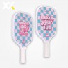 MAXX Pickleball Paddle Whoosh - Pink Light Blue Color