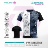 FELET Shirt RN3620 - Dry Fit Sportwear T-Shirt (Black Grey)
