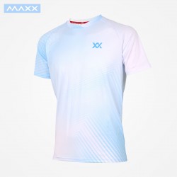 MAXX Shirt Fashion Tee MXFT118 Blue White